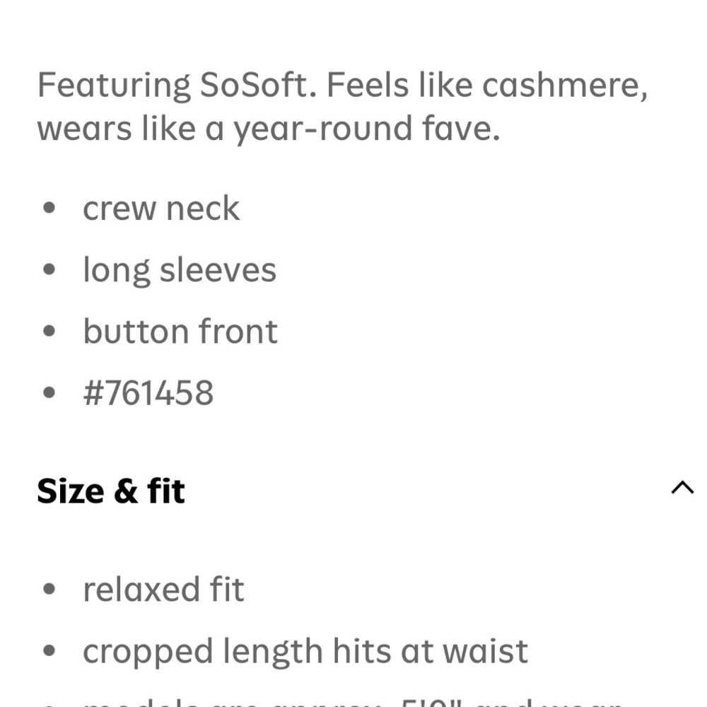 So soft cropped cardigan sweater - Picture 10 of 10